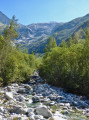 Moraine frontale du glacier du Tour