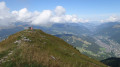 Morzine vue du sommet de la pointe de Nyon.