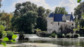 Chemin du bord de Loir vers le château de Gallerande et Pringé