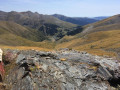 Nuria depuis le col des Finestrelles