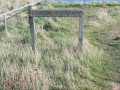 Old Coastal Footpath Sign