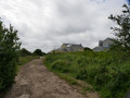 Old Tram Track leading to houses