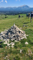 on se dirige vers le Grand Veymont, au fond
