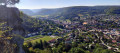 Ornans depuis le belvédère du Château