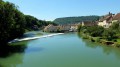 Ornans : La Loue depuis le pont de Nahin
