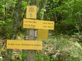 Panneau directionnel Bois de la Ravoire Panneau directionnel Bois de la Ravoire