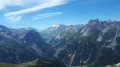 Panorama depuis le col de leschaux