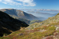 Panorama depuis le point de vidange du lac