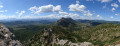 Panorama depuis le Quéribus Panorama depuis le Quéribus