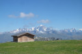 Panoramic view of Mont Blanc from the start