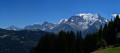 Panorama du Mt Blanc