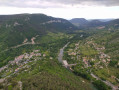 Panorama du sommet du Rocher de Capluc