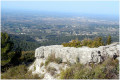 Panorama en crête au dessus du gouffre de Fontaine de Vaucluse