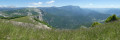 Panorama Est depuis le point 1558m