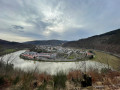 Panorama over Hirschhorn and the Neckar River