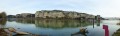 Le Navon et les falaises de Donzère, depuis Châteauneuf-du-Rhône Le Navon et les falaises de Donzère, depuis Châteauneuf-du-Rhône