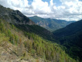 Panorama sur la vallée du Verdon à partir de Chasse