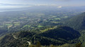 Panorama sur le bassin lémanique et les Alpes