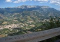 panorama sur le Diois et les contreforts du Vercors depuis la croix de Justin