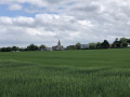 Panorama sur le Fresne-Camilly depuis la campagne environnante