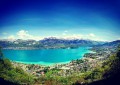 Panorama sur le lac d'Annecy.