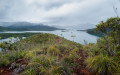 Panorama sur la partie est du lac de Yat&eacute;