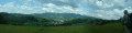 Panorama sur le village de Suplai et le Massif du Tibles