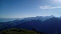 Panorama sur les sommets du Chablais