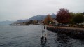 Au bord du Léman sur les quais d'Évian-les-Bains