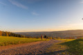 Panoramablicke auf dem Balkon des Erzgebirges