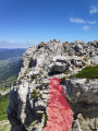 Partie en désescalade juste avant le Roc Cornafion (vue d'en  face)