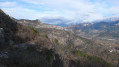 Pas de la Bernarde vue Est en hiver