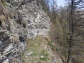 Rope-assisted section