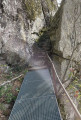 Passage dans les roches au combe de l'ammerthal