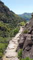Passage délicat pour qui a le vertige...
