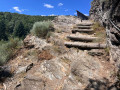 Rocks and scree section