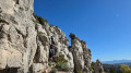 Passage entre les roches