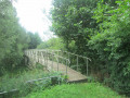 Passerelle au dessus de l'Helpe Mineure
