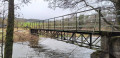 Passerelle au dessus de l'Ourthe occidentale