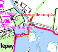 Passerelle coupée