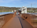 Passerelle cyclo-pédestre de l'écluse d'Ampsin-Neuville