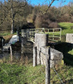 Passerelle Gué sur  le Brénon.