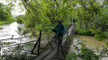 Passerelle sud sur la variante de l'Oberriedgraben