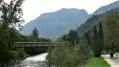 Passerelle sur l'Isere