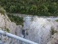 passerelle sur vallon de l'enduchet vue vers l'Ubaye