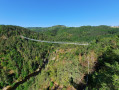 La passerelle himalayenne sur les Gorges du Lignon