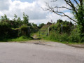 Path leading onto road