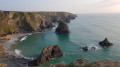 Bedruthan Steps, Park Head and Porth Meor Valley from Carnewas