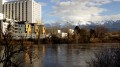Paysage d'hiver grenoblois