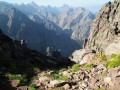 Paysage de la montagne corse